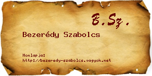 Bezerédy Szabolcs névjegykártya